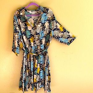 Floral tropical dress